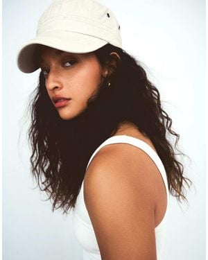 Bershka Twill Cap - Black