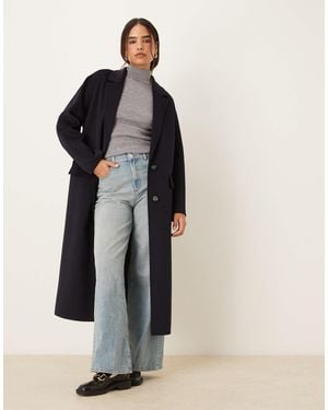 Mango Wool Mix Tailored Jacket - Blue