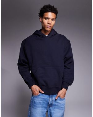 ASOS Premium Heavyweight Oversized Hoodie - Blue