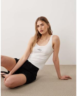 Calvin Klein Monologo Tank - Natural