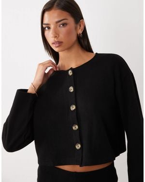 Miss Selfridge Super Soft Cardigan Co-Ord - Black