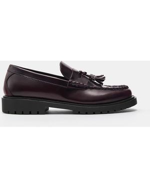 Pull&Bear Tassel Loafers - White