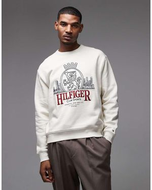 Tommy Hilfiger Heritage Crest Crewneck Sweatshirt - Grey
