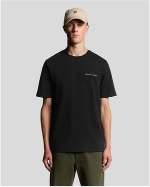 Lyle & Scott Ss T-Shirts Script T-Shirt - Black