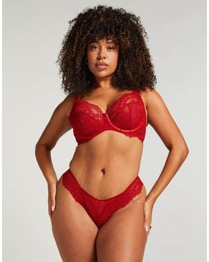 Hunkemöller Tanga daisy en - Rouge
