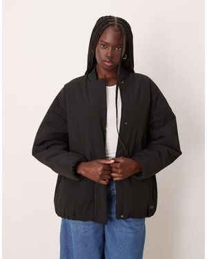 Calvin Klein Padded Bomber Jacket - Black