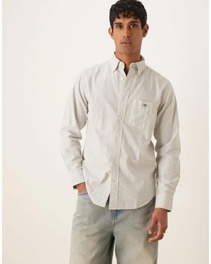 GANT Regular Classic Oxford Shirt - Natural