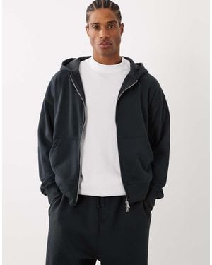 Cotton On Zip Up Hoodie - Black