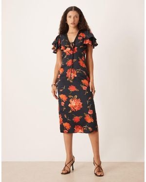 Hope & Ivy Vestito Midi - Multicolore