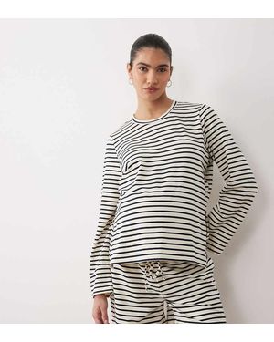 Mama.licious Mamalicious Maternity Long Sleeve T-shirt - White