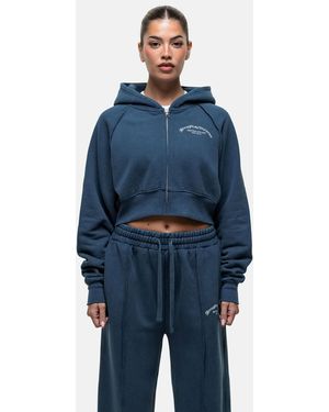 Good For Nothing – kurz geschnittener kapuzenpullover - Blau