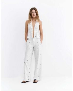 Pull&Bear – hose - Weiß
