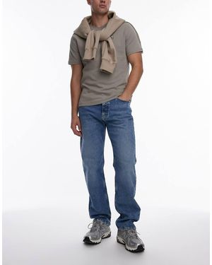 Calvin Klein Jeans Dritti Lavaggio Chiaro - Blu