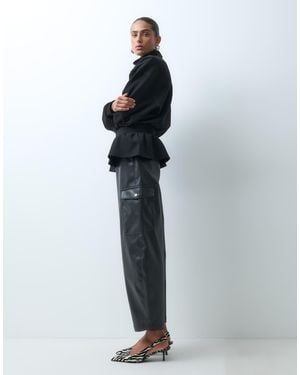 ASOS Pu-barrel-hose - Blau