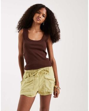 Free People Good Fortune Short - Green