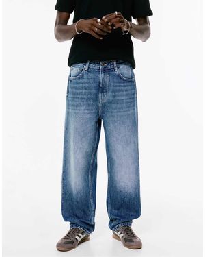 Pull&Bear Baggy Jeans - Blue