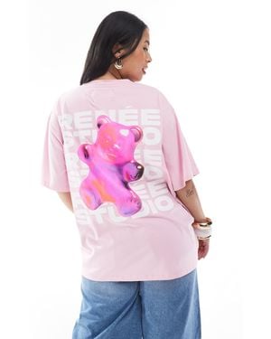 Renee Studio Plus – exklusiv – t-shirt - Pink