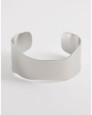 ASOS – breiter, farbener armreif - Grau