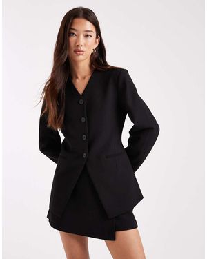 ONLY Blazer Met Structuur - Zwart