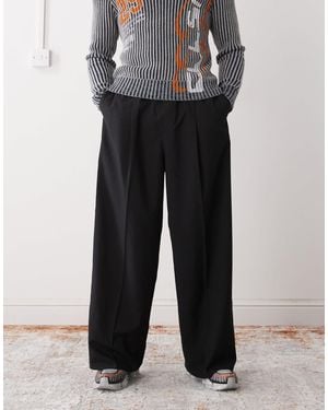 Weekday – elegante oversize-hose - Schwarz