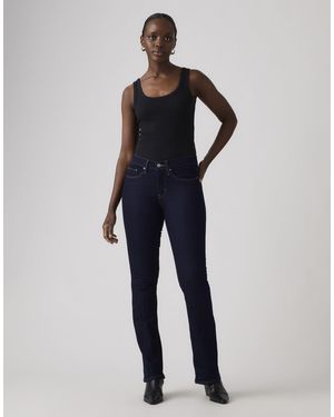Levi's – 315 – smudged line – formende jeans - Blau