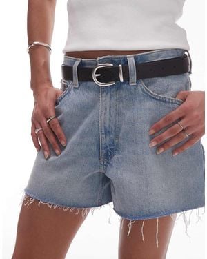 Levi's Phoebe Leather Western Belt - Blue