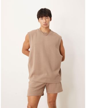 ASOS Oversized Tank - Natural