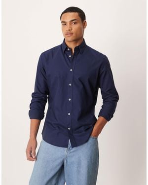 Mango 100% Cotton Shirt - Blue