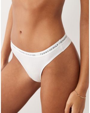 Tommy Hilfiger Baumwoll-string - Weiß