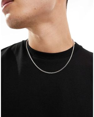 Icon Brand Wheat Chain Link Necklace - Black