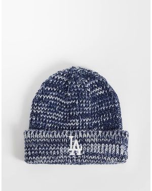KTZ La Dodgers Gemêleerde Gebreide Beanie Met Omslag - Blauw