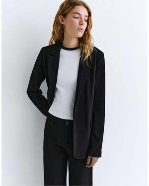 Pull&Bear Basic Blazer - Green
