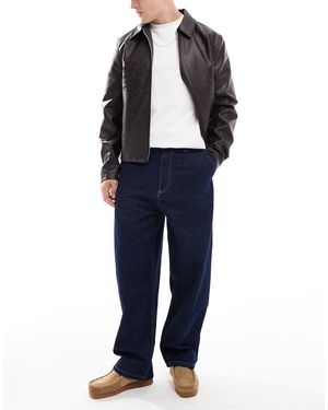 Pull&Bear Skaterjeans Met Wassing - Blauw