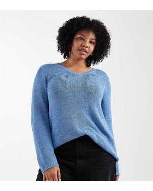 ONLY Maglione Con Scollo A V - Blu