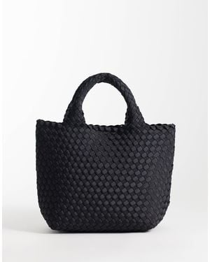 ASOS Satin Weave Mini Tote Bag - Blue
