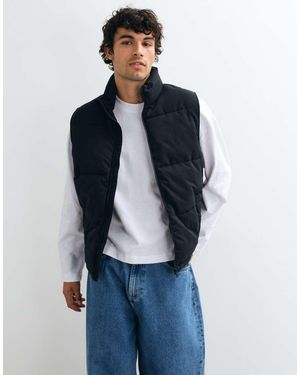 JJ Rebel Quilted Puffer Vest - Blue