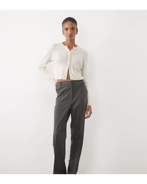 ASOS Tall Slim Rechte Broek - Wit