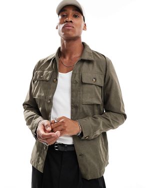 Brave Soul – hemdjacke - Grau