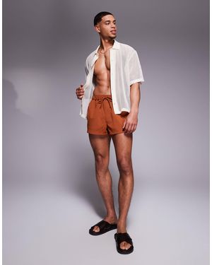 ASOS – superkurze badeshorts - Orange