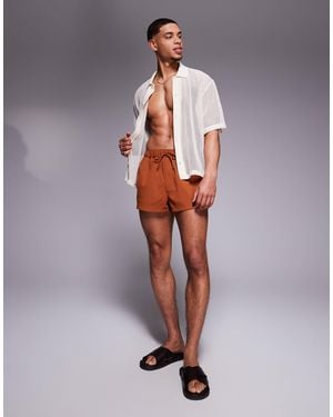 ASOS – superkurze badeshorts - Orange
