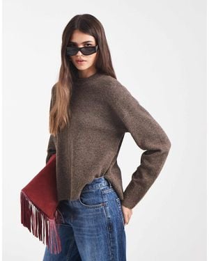 Object Oversize-strickpullover mit naht vorn - Mehrfarbig
