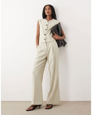 Aware – elegante bootcut-hose - Natur