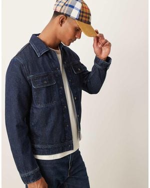 Mango Shirt Style Denim Jacket - Blue