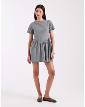 ONLY V-waist Detail Mini Dress - Black