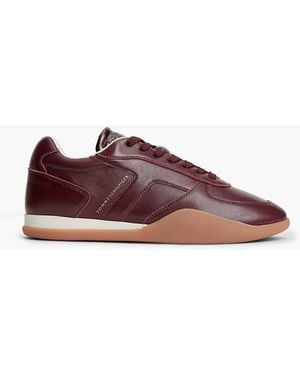Tommy Hilfiger Leather Vintage Low Profile Trainers - Brown