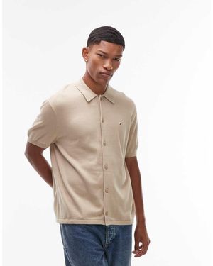 Tommy Hilfiger Cotton Overshirt - Natural