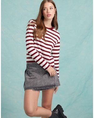 Miss Selfridge Long Sleeve T-shirt - Multicolor