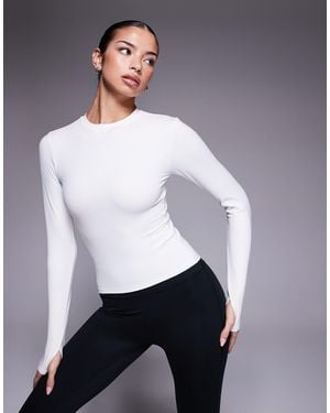 4505 Icon Studio Long Sleeve Baby T-shirt - White