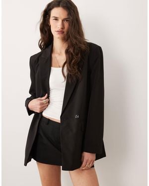 Miss Selfridge Oversized Blazer - Black