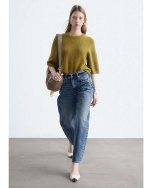& Other Stories Alpaca Wool Mix T-shirt - White